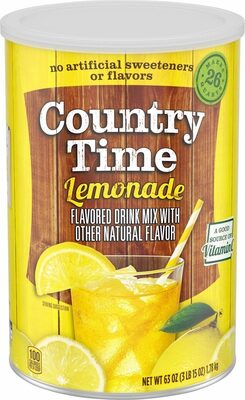 Lemonade flavored drink mix