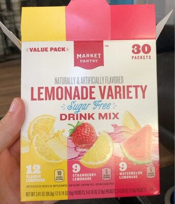 lemonade variety sugar free drink mix