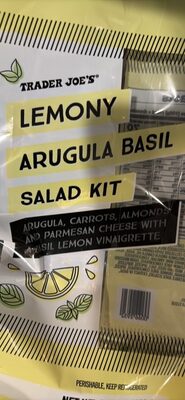LEMONY ARUGULA BASIL SALAD KIT