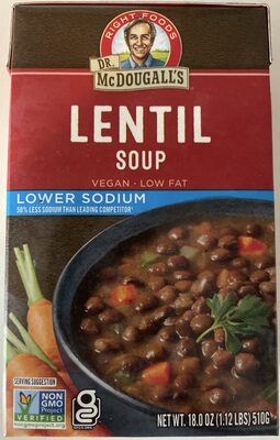 Lentil Lower Sodium Soup