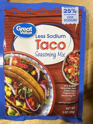 Less Sodium Taco Seasoning Mix