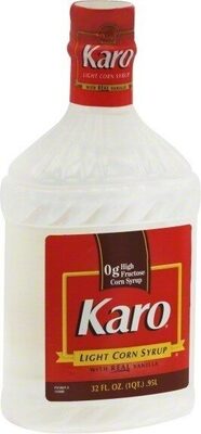 Light corn syrup with real vanilla