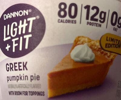 Light + Fit Greek Pumpkin Pie