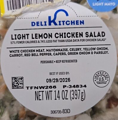 Light Lemon Chicken Salad