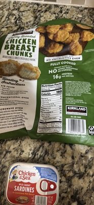 Lightly Breaded Chicken Breast Chunks