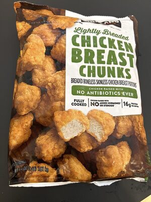 Lightly Breaded Chicken Breast Chunks