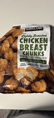 Lightly Breaded Chicken Breast Chunks