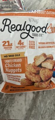 Lightly Breaded Chicken Nuggets