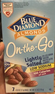 Lightly Salted Blue Diamond Almonds