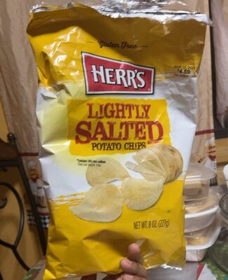 Lightly salted potato chips