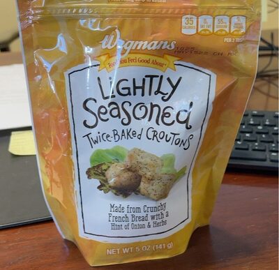 Lightly seasoned twice baked croutons