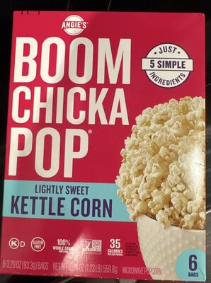 Lightly Sweet Kettle Corn Microwave Popcorn