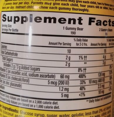 Lilcritters gummies vitamins