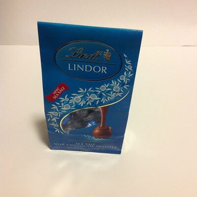 Lindor milk chocolate truffles sea salt