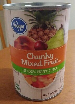 Lite Chunky Mixed Fruit In Peach Juice And Pear Juice Concentrate