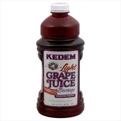 Lite concord grape juice kosher for passover