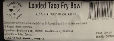 Loaded Taco Fry Bowl