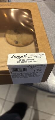 Longos Chocolate Chip Cookies