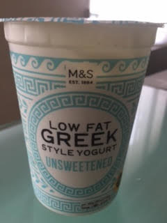 Low fat Greek style yogurt