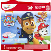 Low-fat strawberry & cotton candy yogurt value