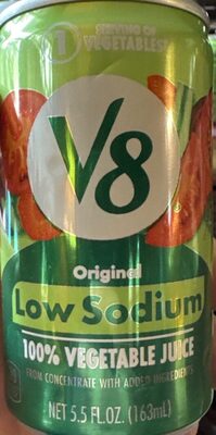 Low Sodium 100% Vegetable Juice