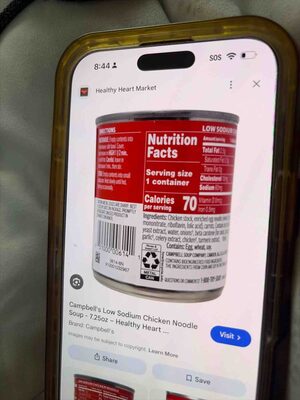 Low Sodium Chicken Noodle Soup