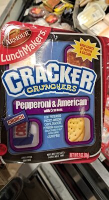 Lunchmakers pepperoni cracker crunchers