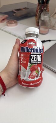 Müllermilch ZERO Erdbeer-Geschmack