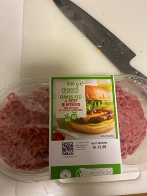 Macro Grass Fed Beef Burger