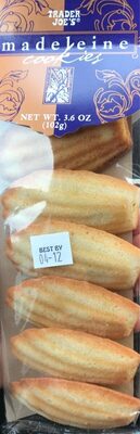 Madeleine cookies
