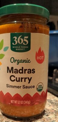 Madras curry simmer sauce