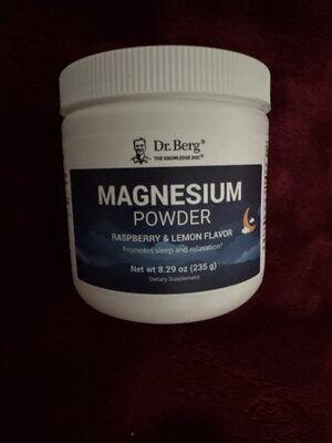 Magnesium Powder Raspberry & Lemon Flavor