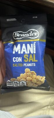 MANÍ CON SAL SALTED PEANUTS
