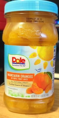 Mandarin oranges in fruit juice