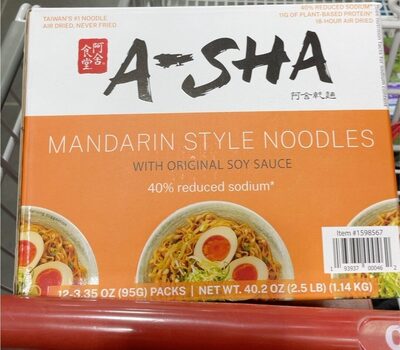 Mandarin style noodles