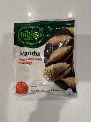 Mandu Pork & Vegetable Dumplings