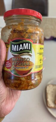 Mango Atchar in vegetable oil