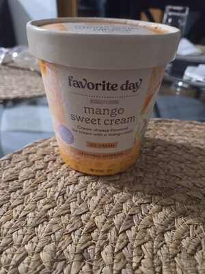 Mango Sweet Cream Ice Cream