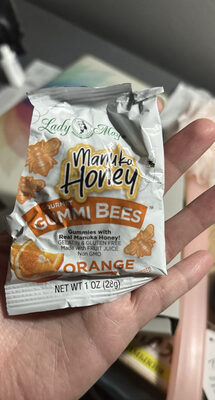 Manuka Honey Gummi Bees Orange Flavored