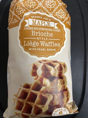 Maple Brioche Style Liège Waffles