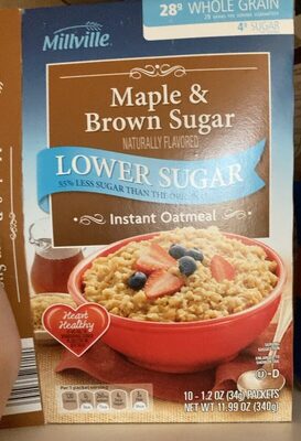Maple & Brown Sugar Instant Oatmeal