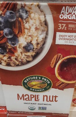 Maple Nut Instant Oatmeal