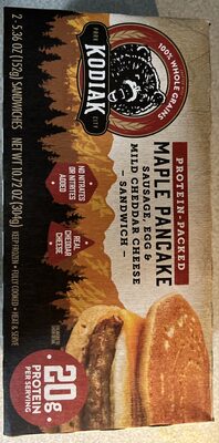 Maple Pancake Sausage, Egg & Mild Cheddar Cheese Sandwich