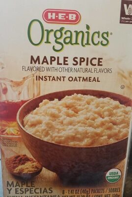 Maple spice oatmeal