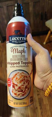 Maple whipped cream
