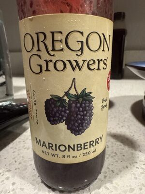 Marionberry Fruit Syrup