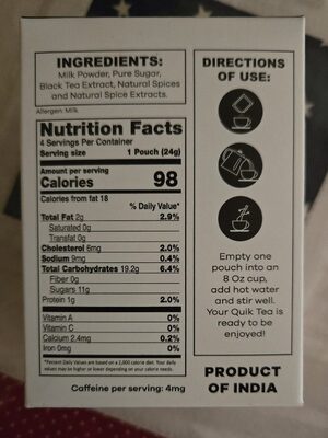 Masala Chai Tea Latte