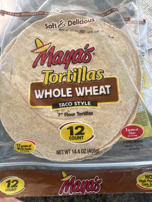 Maya’s Tortillas whole wheat