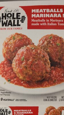 Meatballs & Marinara Sauce