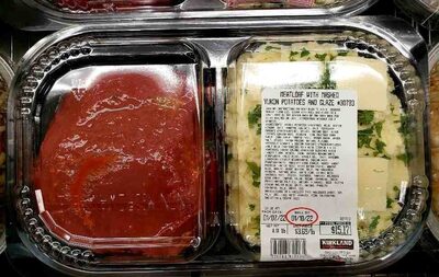 Meatloaf, with Mashed Yukon Potatoes and Glaze